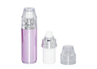 15ml+15ml Customized Double ended Airless Pump Bottles Round Shape Skin Care Packaging UKA60