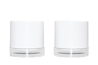 50g Customized Color And Logo PP PMMA Cream Jar Acrylic Electroplating UKC57