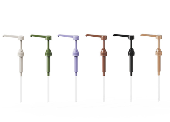 Round Push-Head Dispenser Pump For Food Syrup