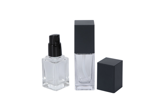 Airless Square Style Cosmetic Pump Bottle 20ml 30ml