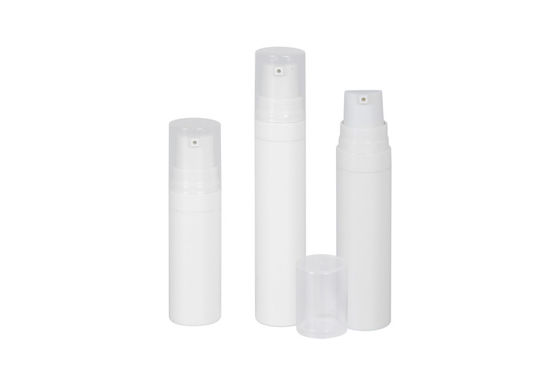 5ml 8ml 10ml旅行セットのための白いPPの空気のないスキン ケア ポンプびん